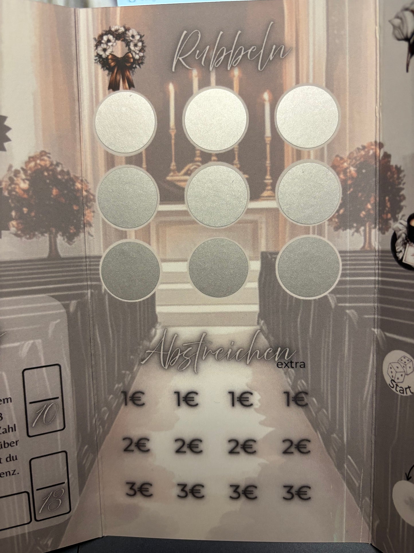 Der letzte Weg Klappkarte B-WARE DRUCKEREI