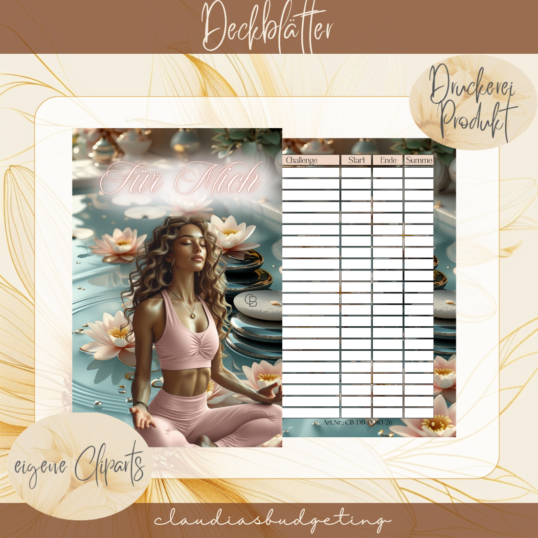 Deckblatt "Für mich" (foliert)