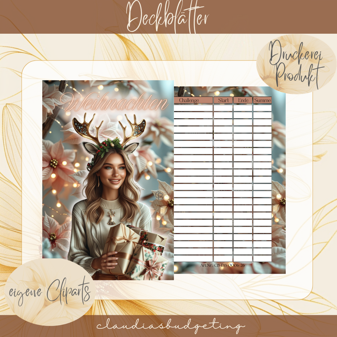 Deckblatt "Weihnachten" (foliert)