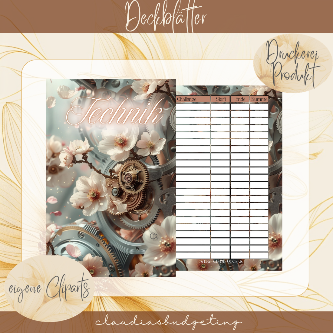 Deckblatt "Technik" (foliert)
