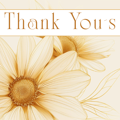 Thank Yous