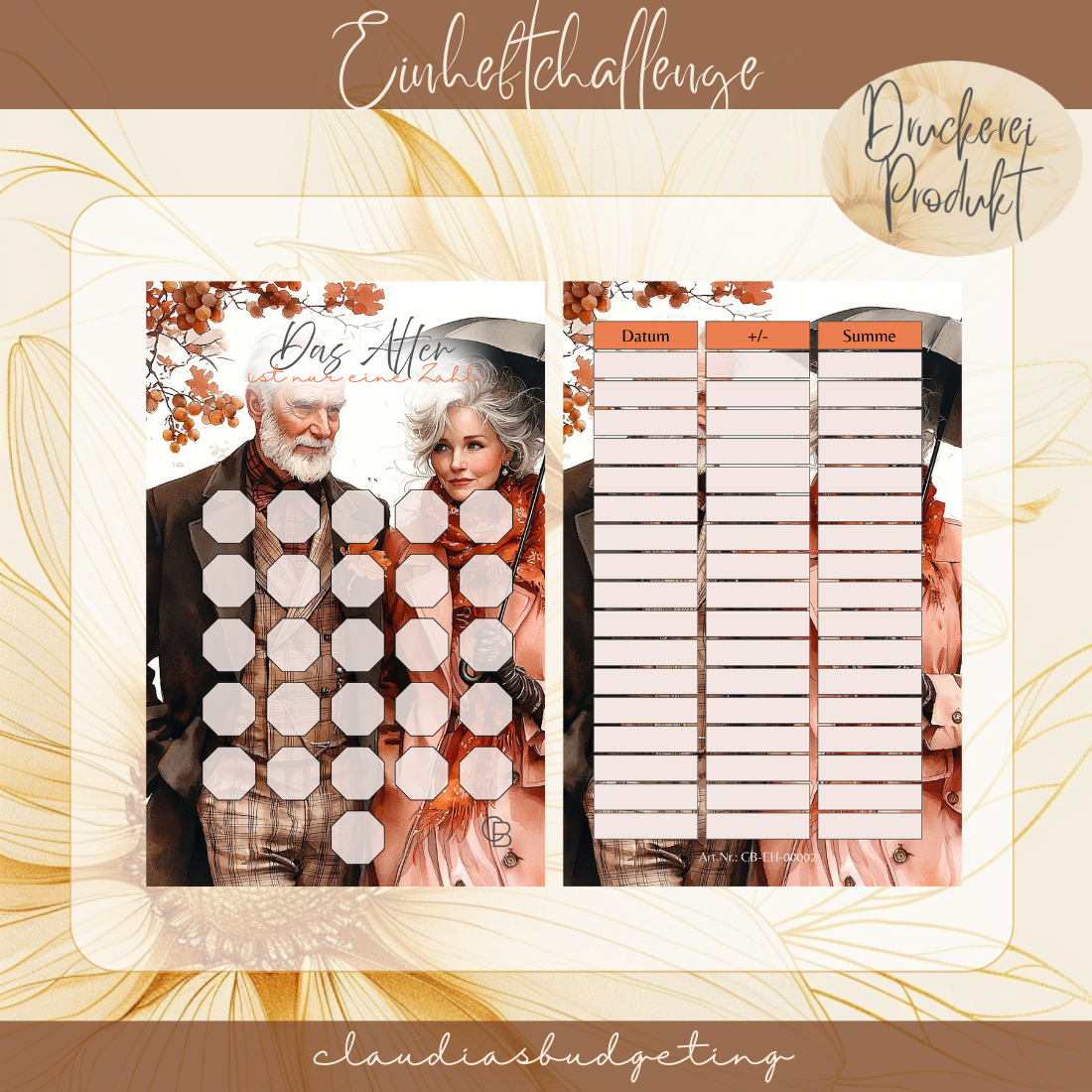 26 Wochen "Das Alter" B-WARE SELBSTDRUCK