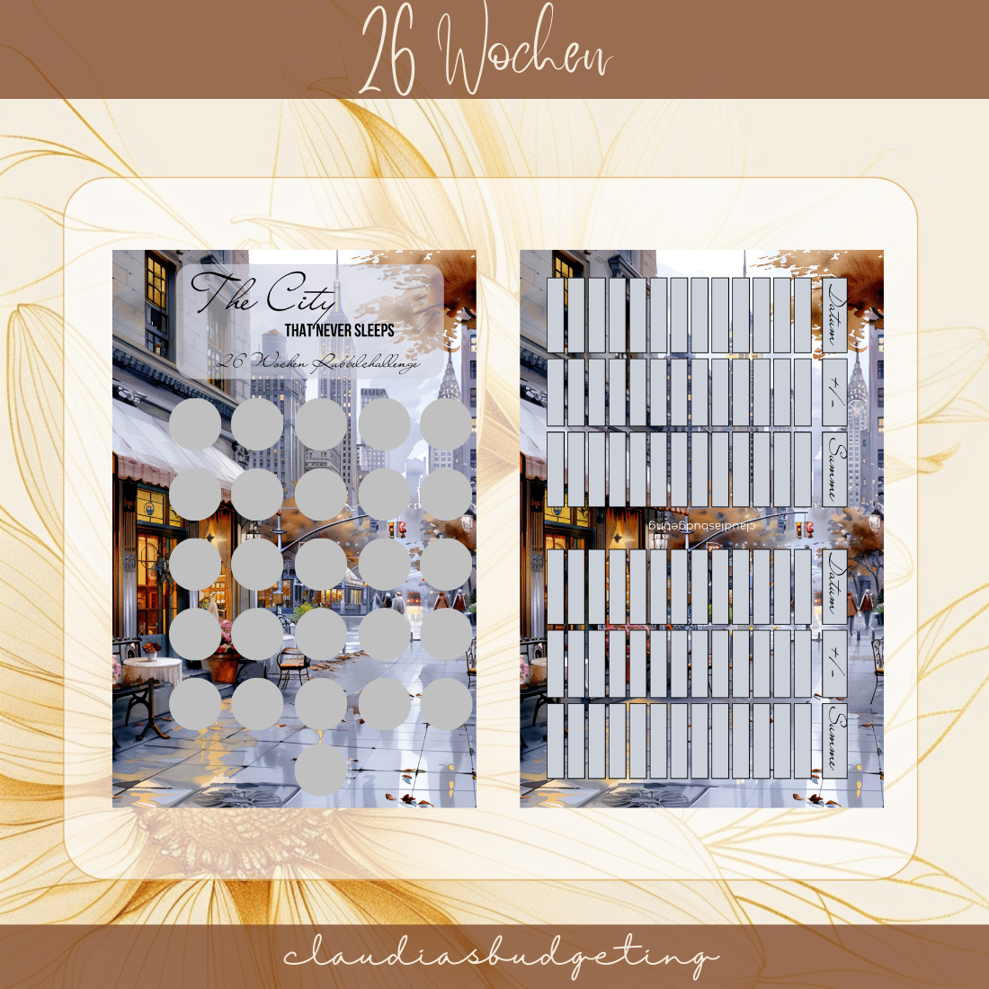 26 Wochen "The City" Rubbeln