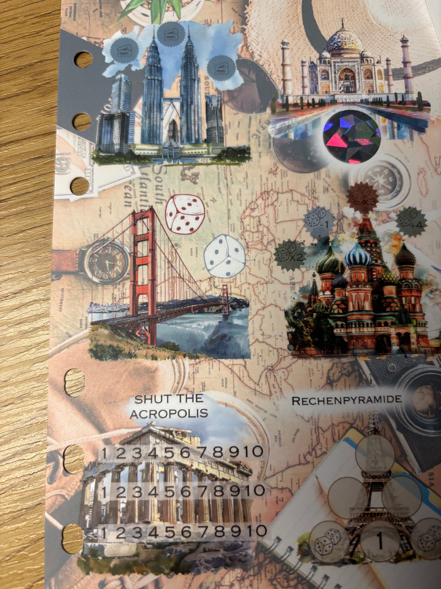 Um die Welt Mini B-WARE DRUCKEREI